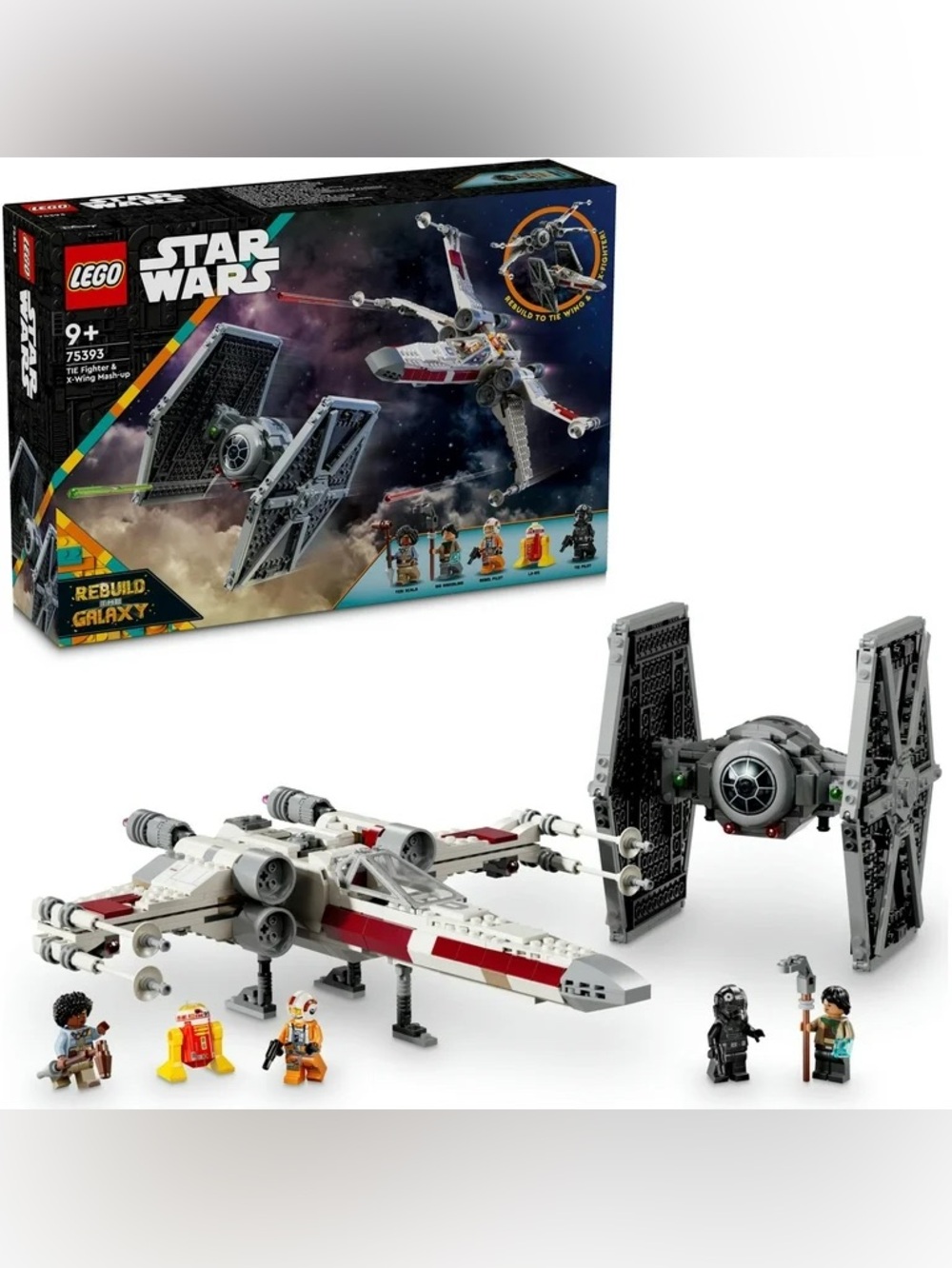 NIB Lego Star Wars Red X-Wing and TIE Fighter Set - 75393